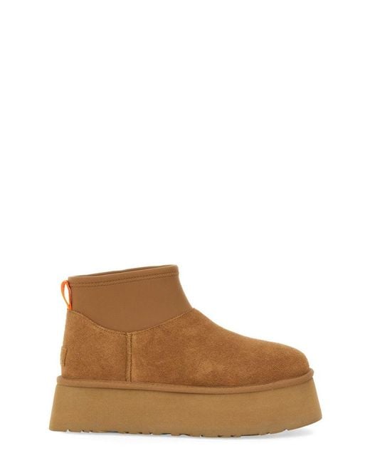 Ugg Brown Stivale "Classic Mini Dipper"