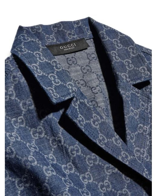 Gucci Blue Shirt Light Denim