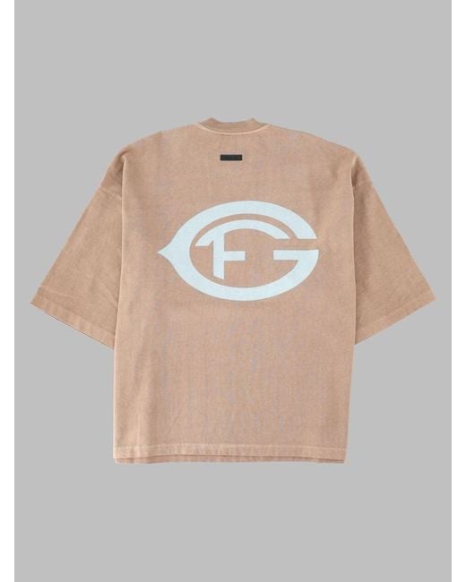 Fear Of God Natural 100% Cotton T-Shirt for men