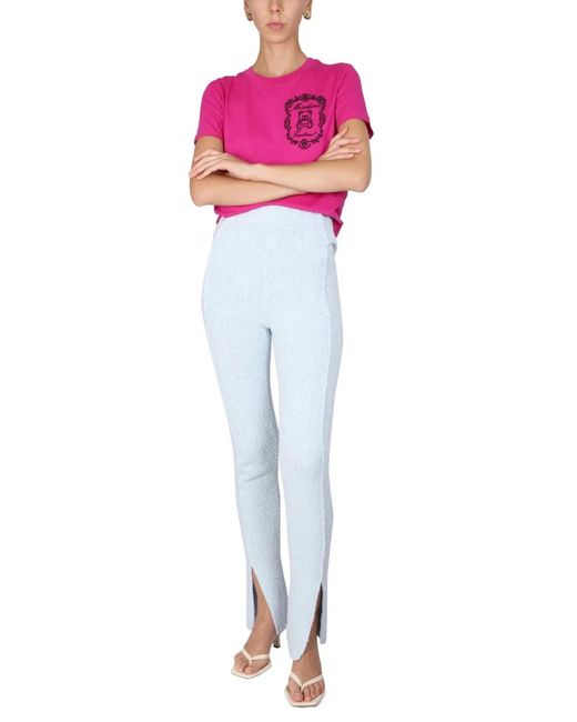Moschino Pink T-Shirt With Logo