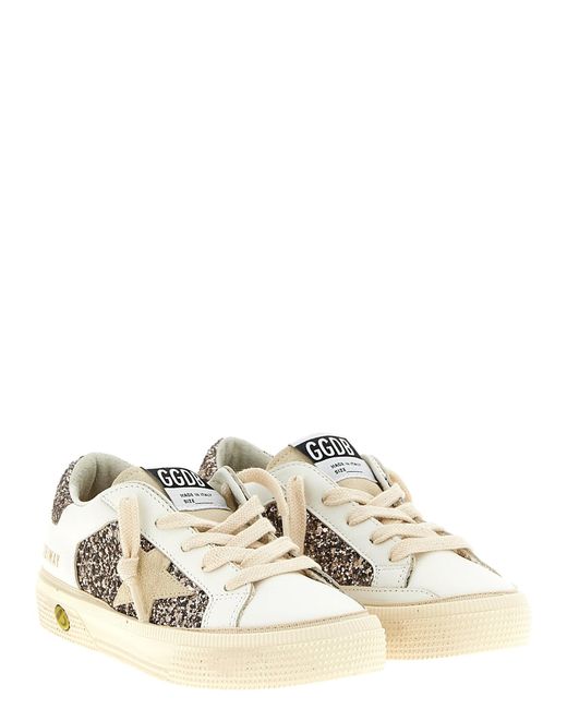 Golden Goose Deluxe Brand Metallic 'May' Sneakers