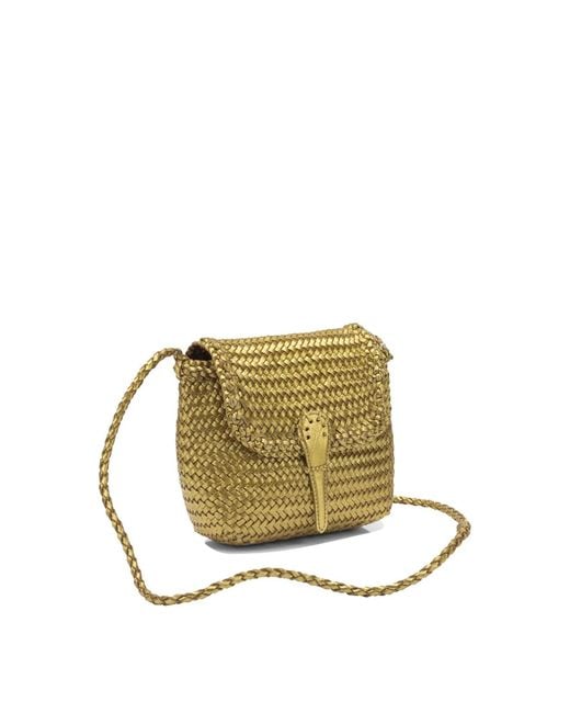 Dragon Diffusion Metallic Mini City Leather Crossbody Bag