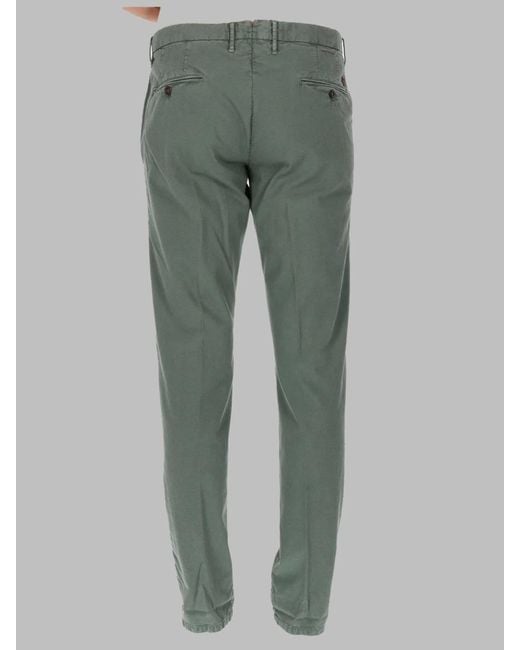 Incotex Green Jeans Con Patch Logo for men