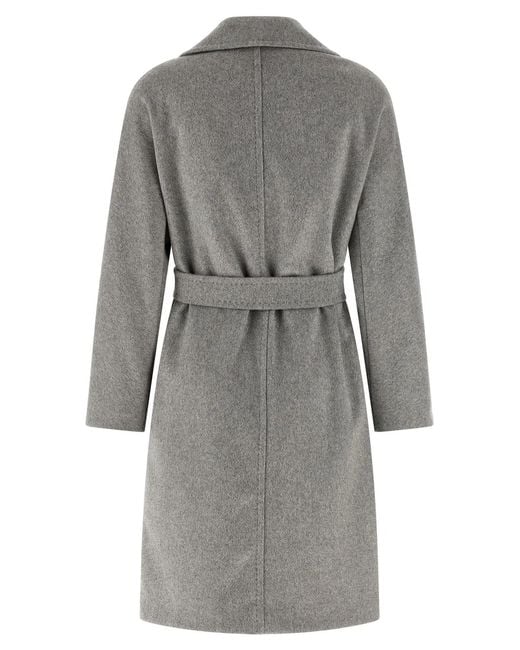 Max Mara Gray 'Panteon' Coat