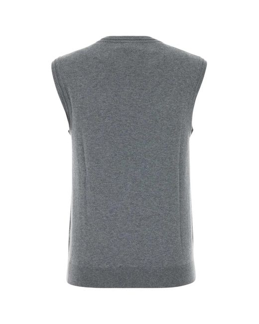 Lisa Yang Gray Agna Top