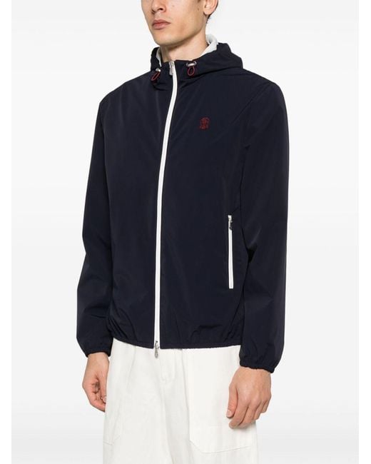Brunello Cucinelli Blue Jackets for men