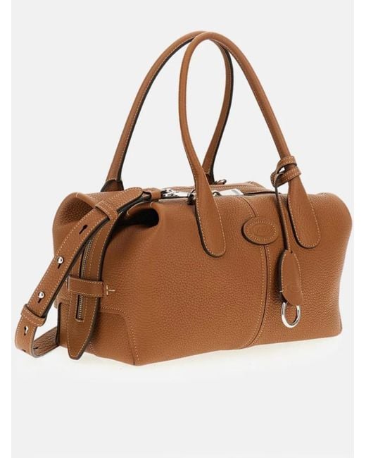 Tod's Brown Tods T Timeless Hobo Bag