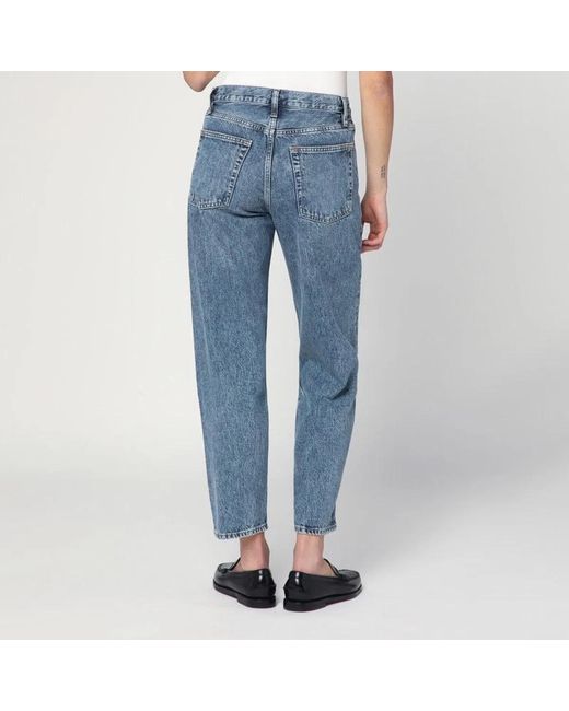 FRAME Blue Light Washed-Effect Jeans