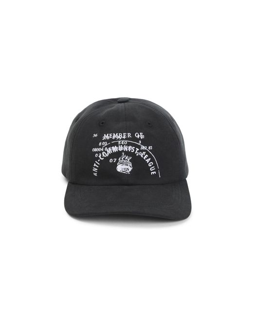 Enfants Riches Deprimes Black Anti-Communist Leage 6-Panel Hat for men