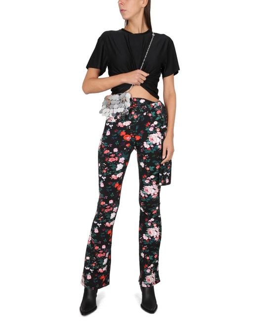 Rabanne Black Slim Fit Pants