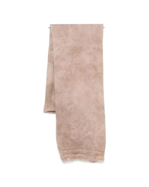 Avant Toi Natural "Austen" Faded Effect Light Wool Scarf 100X200 for men