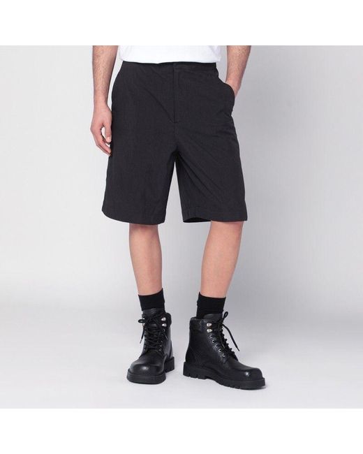 OAMC Black Peacemaker Bermuda Shorts for men