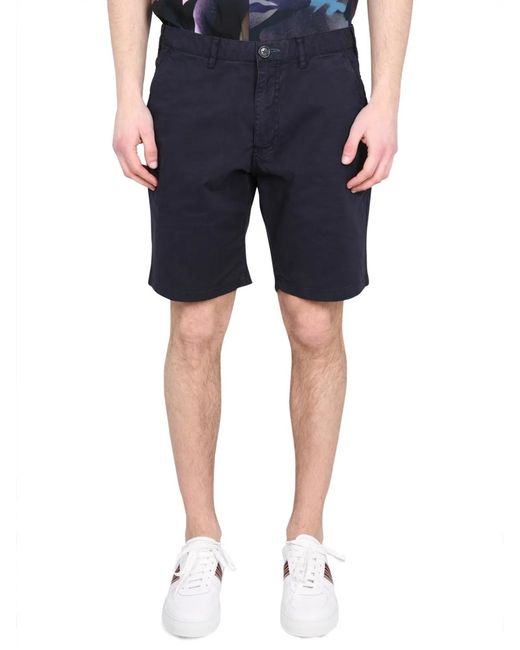 Paul Smith Blue Zebra Bermuda for men