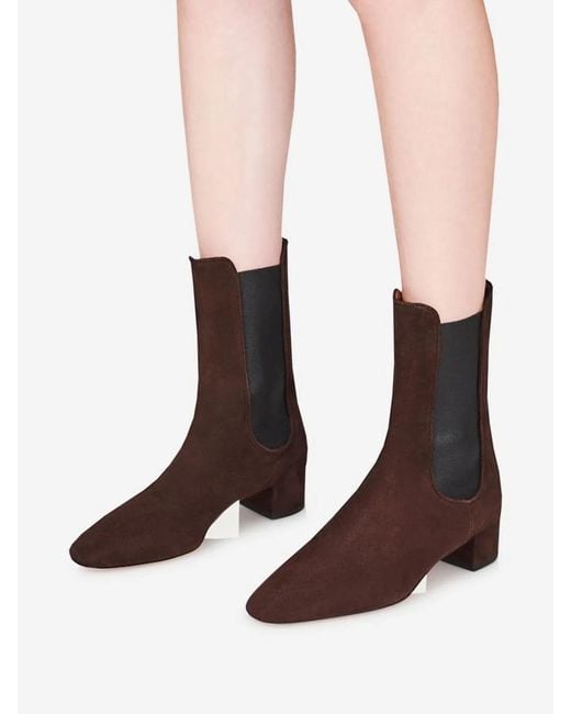 Aquazzura Brown Lyon Bootie 35
