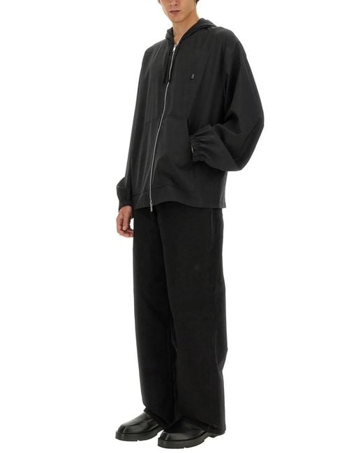 Givenchy Black Zip Sweatshirt for men