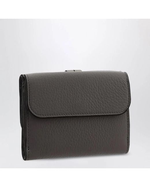 Chloé Gray Small Alphabet Trifold Wallet