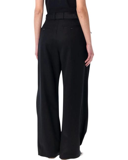 J.W. Anderson Black Fold Over Trousers