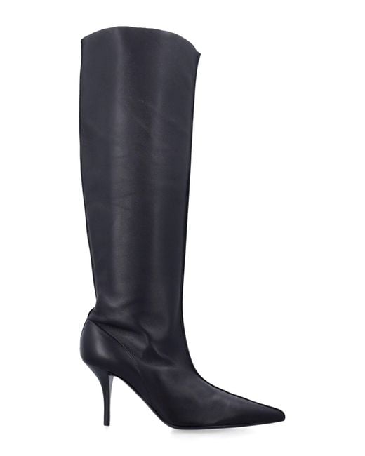 Magda Butrym Blue High Boot Leather