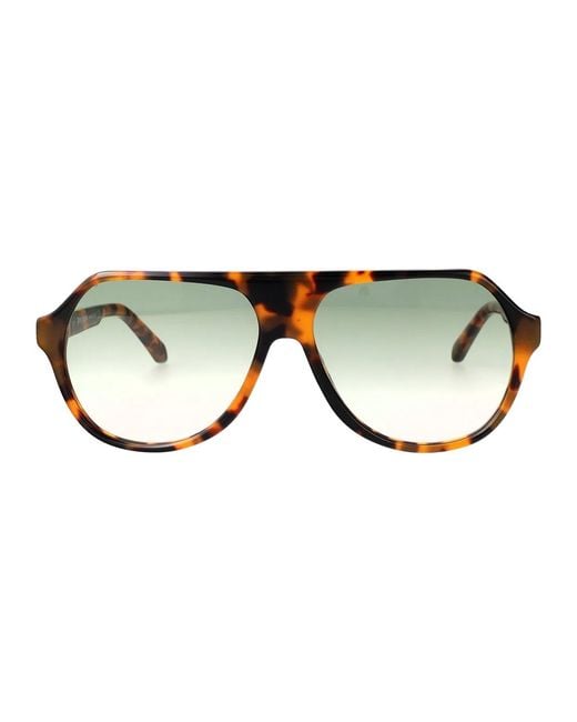 Palm Angels Brown Acetate Sunglasses
