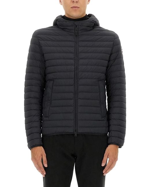 Colmar Gray Lightweight Down Jacket With Hood for men