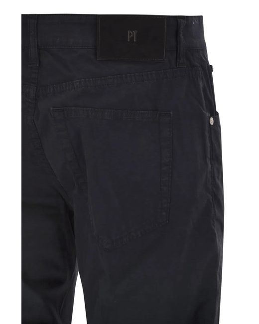 PT Torino Blue Five-Pocket Trousers for men