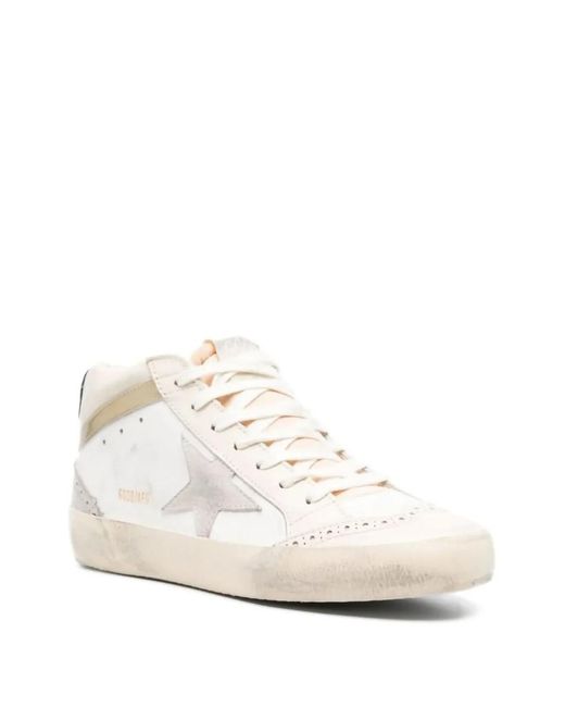Golden Goose Deluxe Brand White Mid Star "Light/ Sneakers