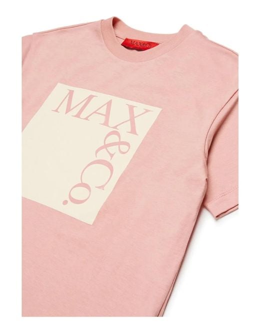 MAX&Co. Pink Max&Co. T-Shirt With Logo