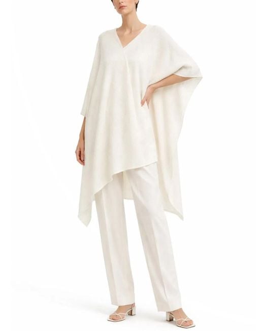 Fabiana Filippi White Sequined Cape
