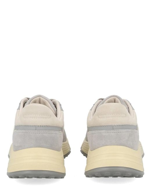 Hogan White Multicolour Calfskin Sneakers for men