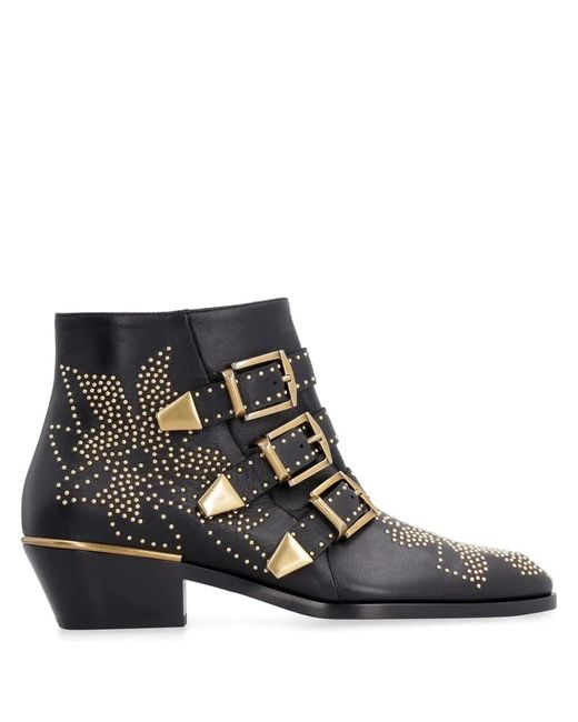 Chloé Black Susanna Ankle Boots