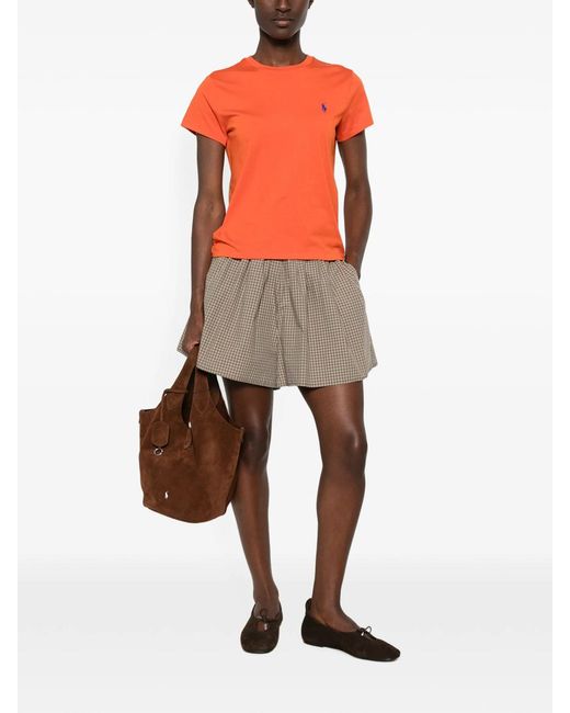 Polo Ralph Lauren Orange Classic Fit Cotton Jersey T-Shirt