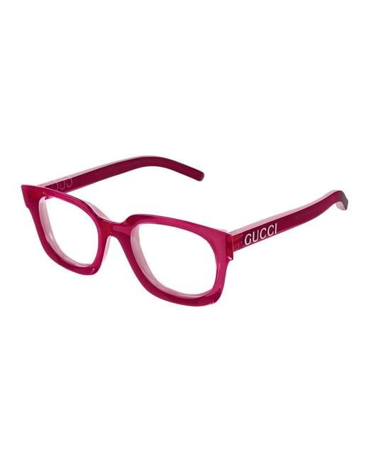 Gucci Black Eyeglasses Gg1721O 004 Transparent/20/145