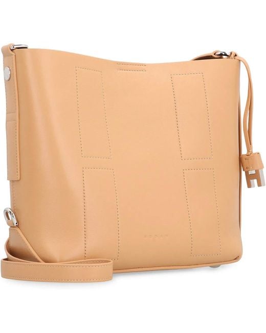 Hogan Brown Hocket Piccola Hobo Bag