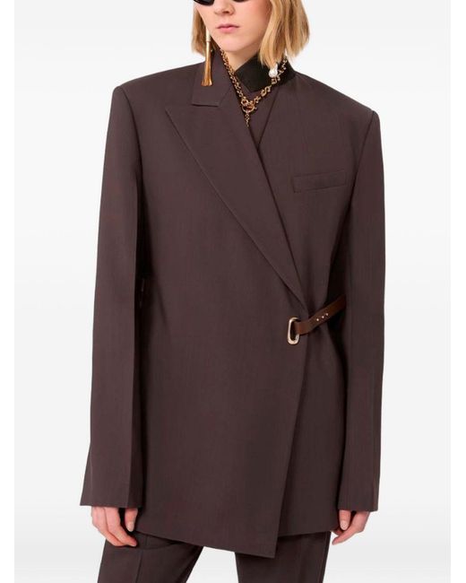 Max Mara Brown Sportmax Chocolate Viscose Jacket