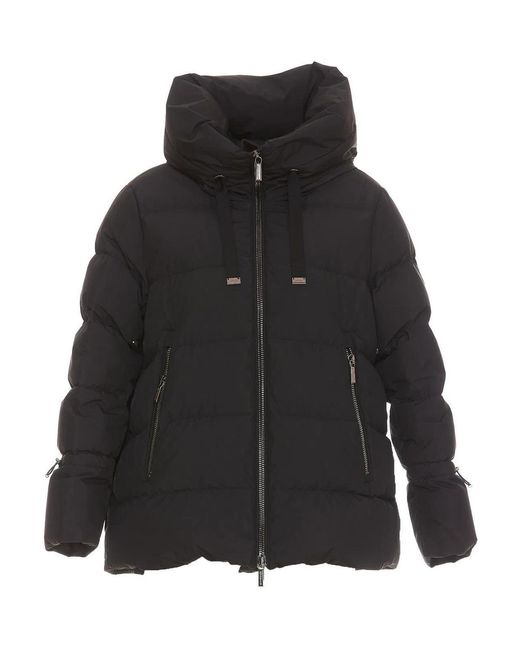 Moorer Black Padded Jacket