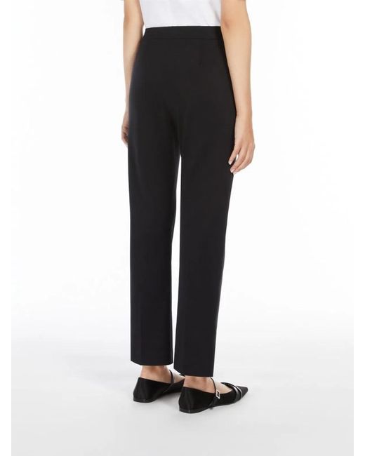 Max Mara Black Okra Long Trouser