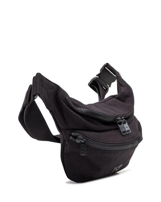 Y-3 Black Staple Fanny Pack