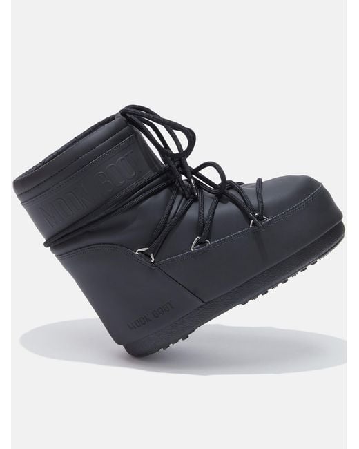 Moon Boot Black Mb Icon Low Rubber