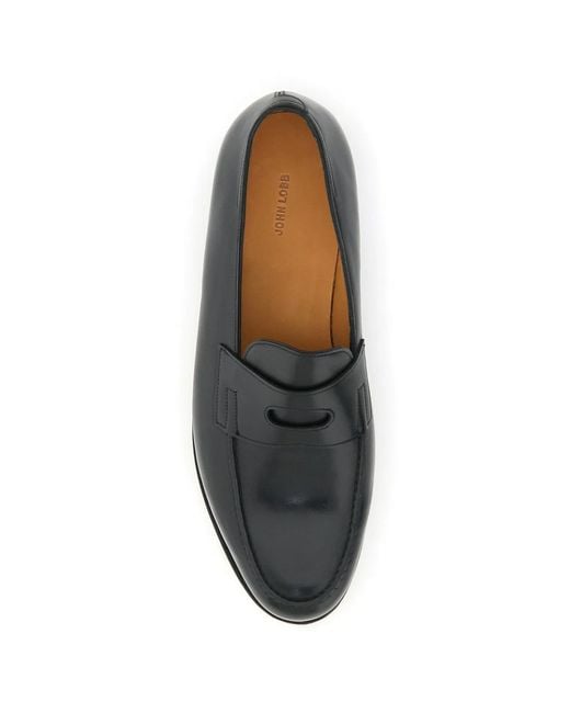 John Lobb Black Mocassini Lopez for men