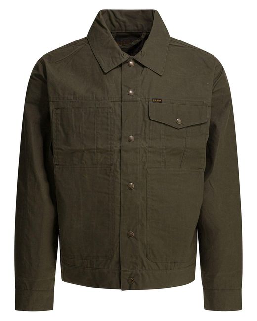 Filson Ranger Short Cruiser Filson Ranger Short Cruiser Cotton Jacket in Green for Men | Lyst