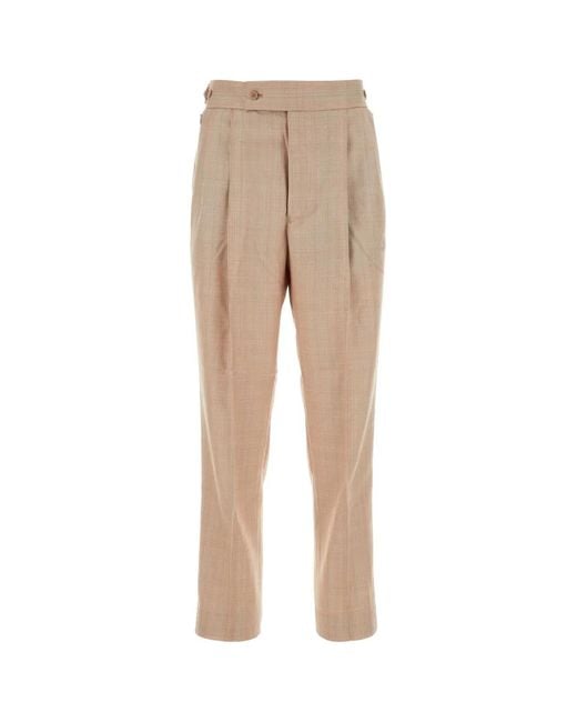 Needles Natural Embroidered Polyester Blend Pant
