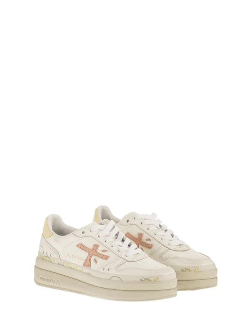 Premiata White Micol Sneaker