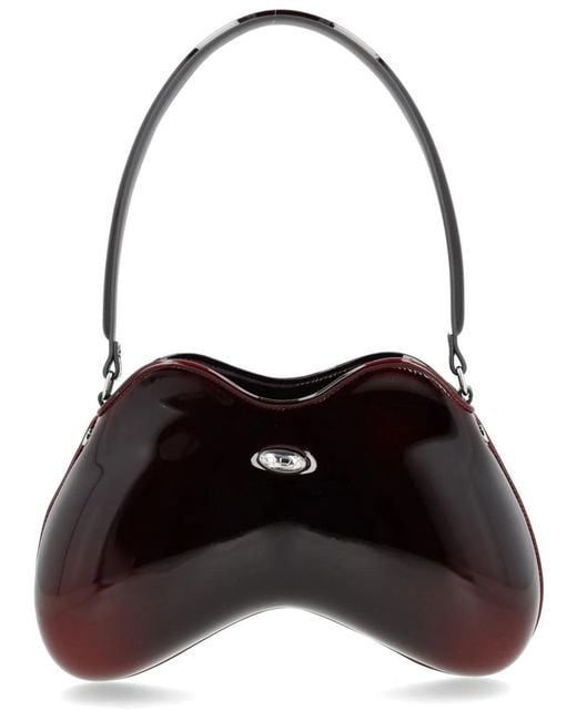 DIESEL Black Bordeaux Polyurethane Shoulder Bag