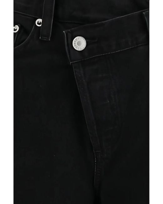 Agolde Black Cotton Jeans