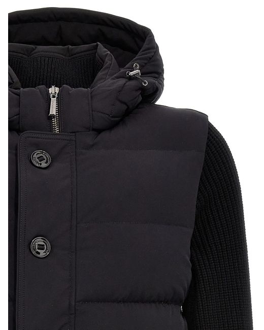 Moorer Black Foscolo Down Jacket for men