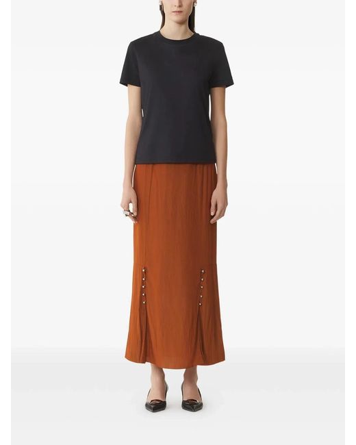 Lanvin Black Cotton T-Shirt
