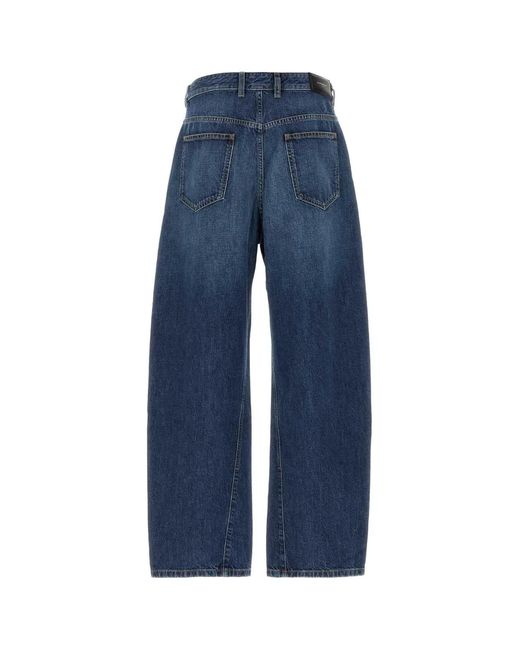 Givenchy Blue Couture Seam Pants for men