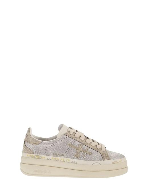 Premiata Gray Pu Ny Sneakers