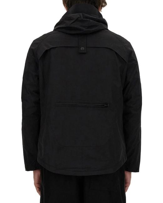 JG1 Black Hooded Jacket for men