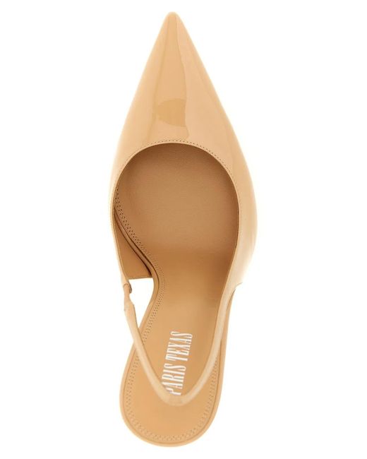 Paris Texas Natural 'Lidia' Slingback